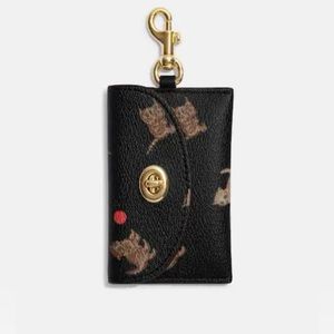 Turnlock Card Case With Cat Dance Print